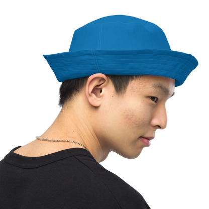 Detroit 'Old English D' Bucket Hat | Reversible - Azure