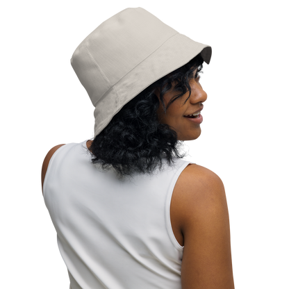 Detroit 'Old English D' Bucket Hat | Reversible - Warren Tank Grey/Canvas Color