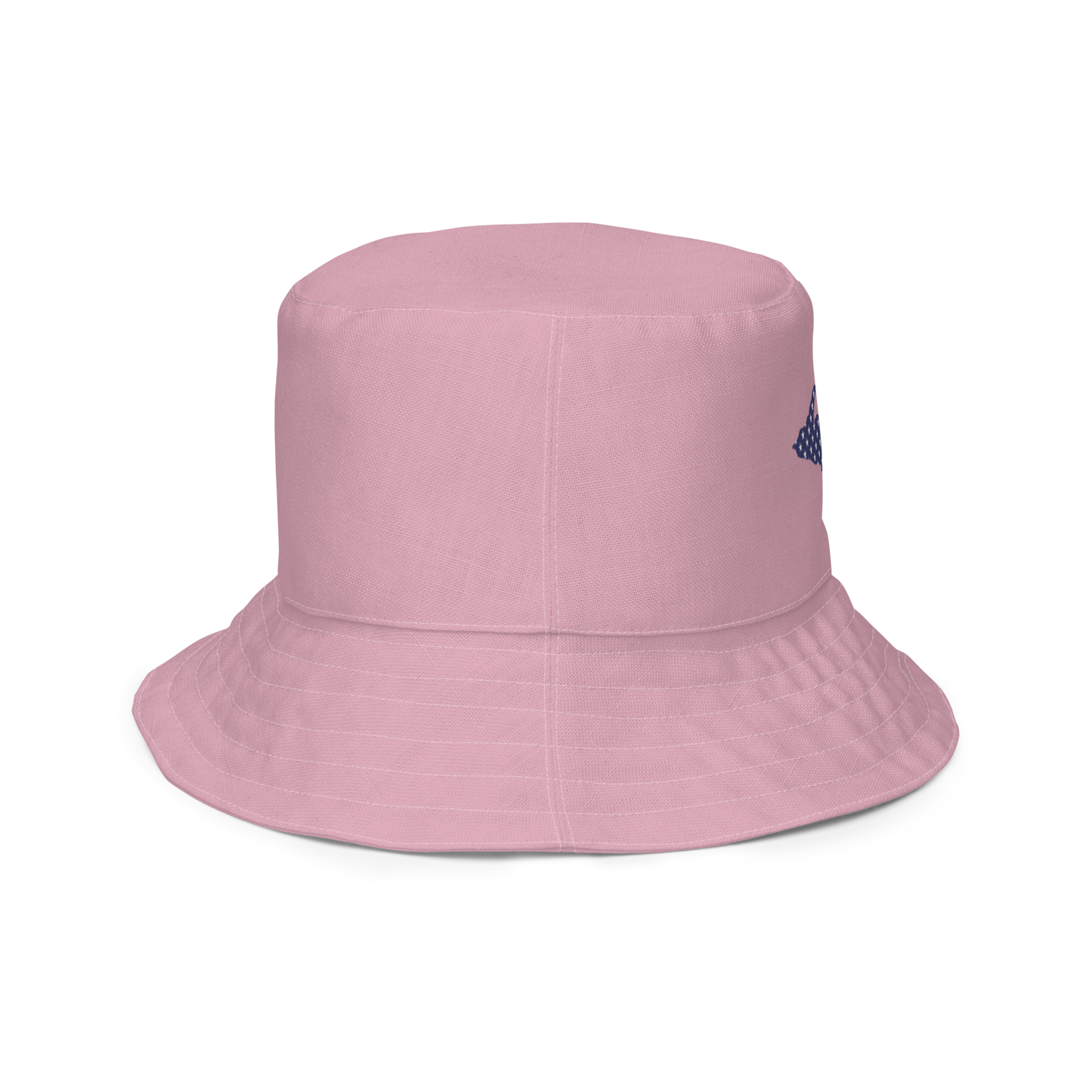 Michigan Upper Peninsula Bucket Hat (Patriot Edition) | Reversible - Pink