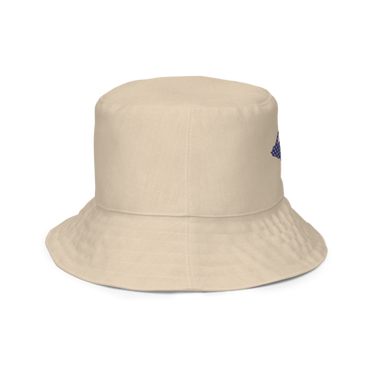 Michigan Upper Peninsula Bucket Hat (Patriot Edition) | Reversible - Canvas Color