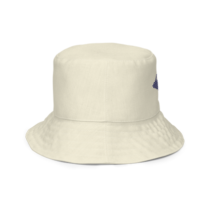 Michigan Upper Peninsula Bucket Hat (Patriot Edition) | Reversible - Ivory