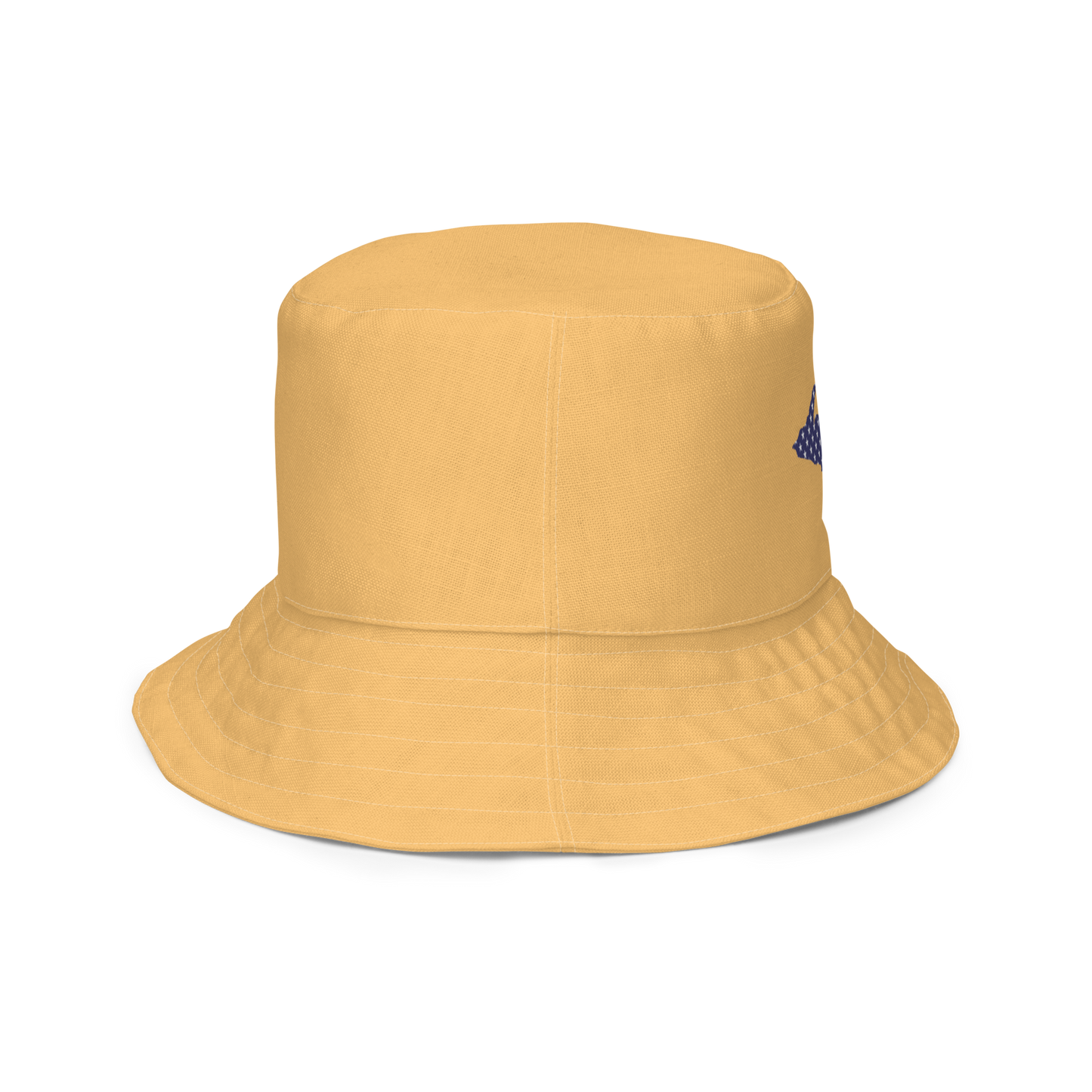 Michigan Upper Peninsula Bucket Hat (Patriot Edition) | Reversible - Apricot Color
