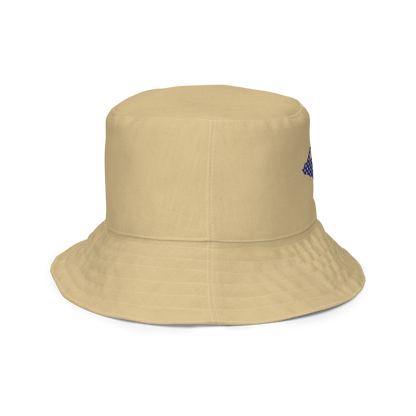 Michigan Upper Peninsula Bucket Hat (Patriot Edition) | Reversible - Maple Color