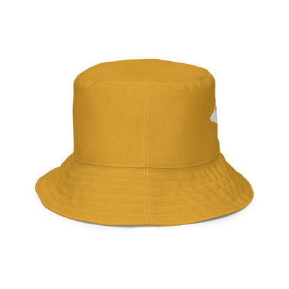 Michigan Upper Peninsula Bucket Hat (w/ UP Outline) | Reversible - Gold