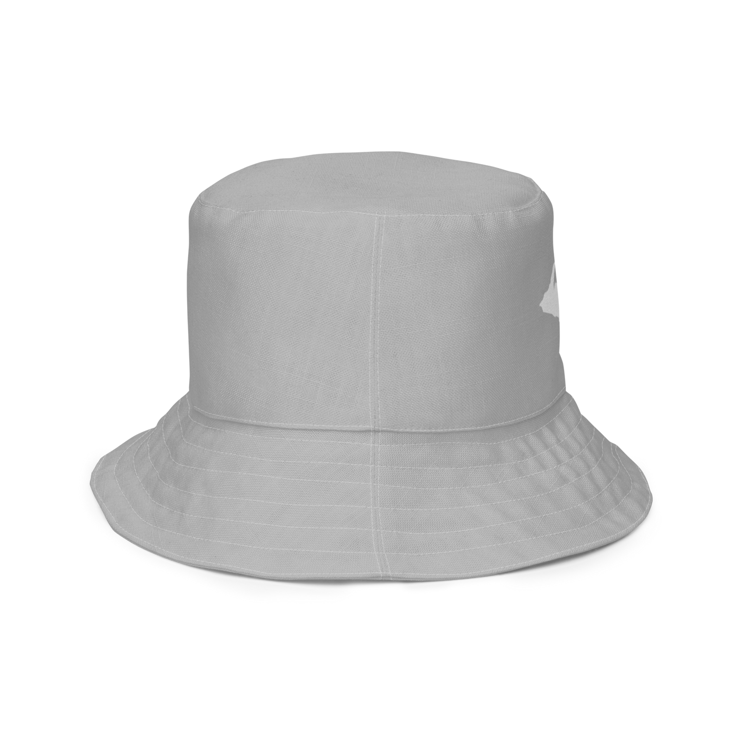 Michigan Upper Peninsula Bucket Hat (w/ UP Outline) | Reversible - Silver