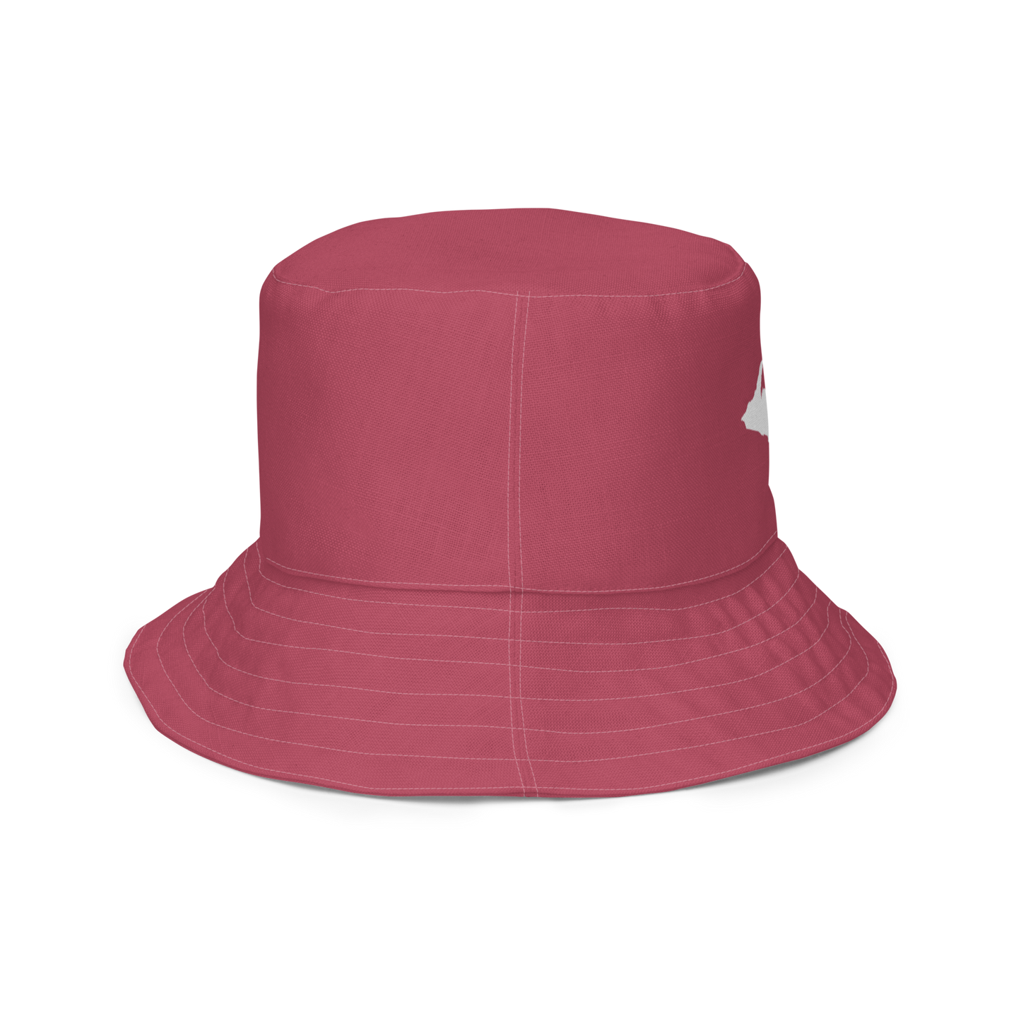 Michigan Upper Peninsula Bucket Hat (w/ UP Outline) | Reversible - Popstar Pink