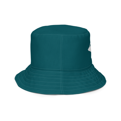 Michigan Upper Peninsula Bucket Hat (w/ UP Outline) | Reversible - Teal