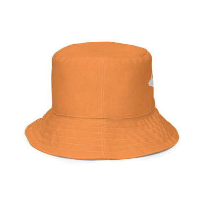 Michigan Upper Peninsula Bucket Hat (w/ UP Outline) | Reversible - Orange