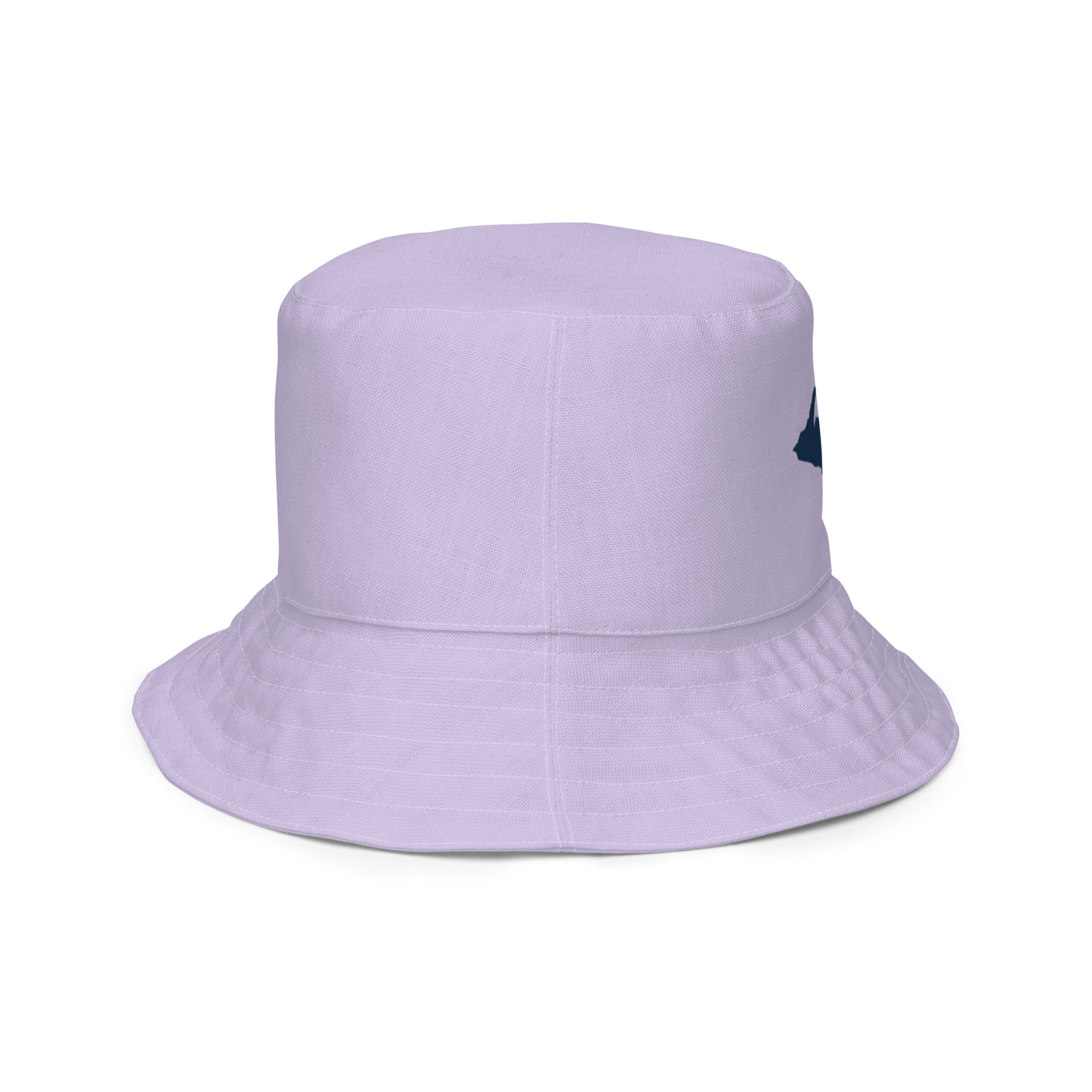 Michigan Upper Peninsula Bucket Hat (w/ Navy UP Outline) | Reversible - Lavender