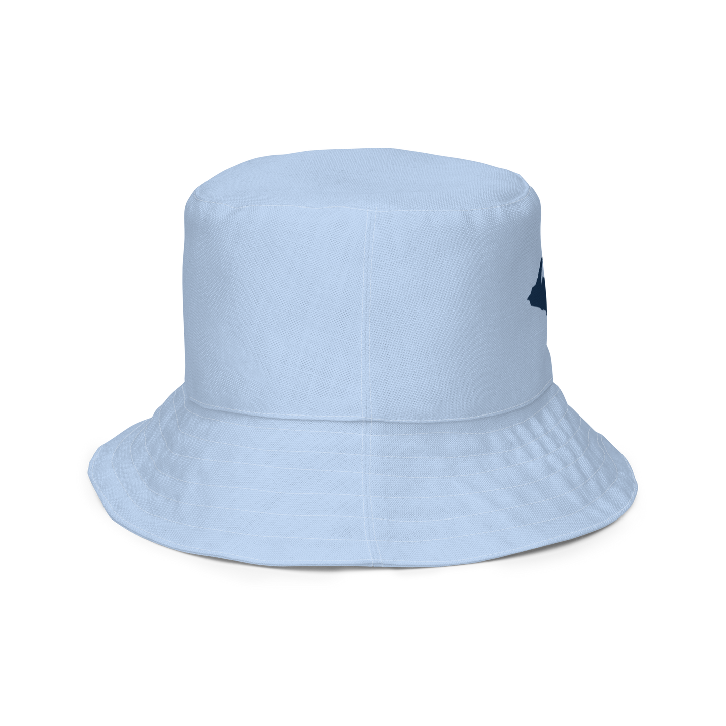 Michigan Upper Peninsula Bucket Hat (w/ Navy UP Outline) | Reversible - Light Blue