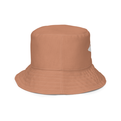 Michigan Upper Peninsula Bucket Hat (w/  UP Outline) | Reversible - Copper Color