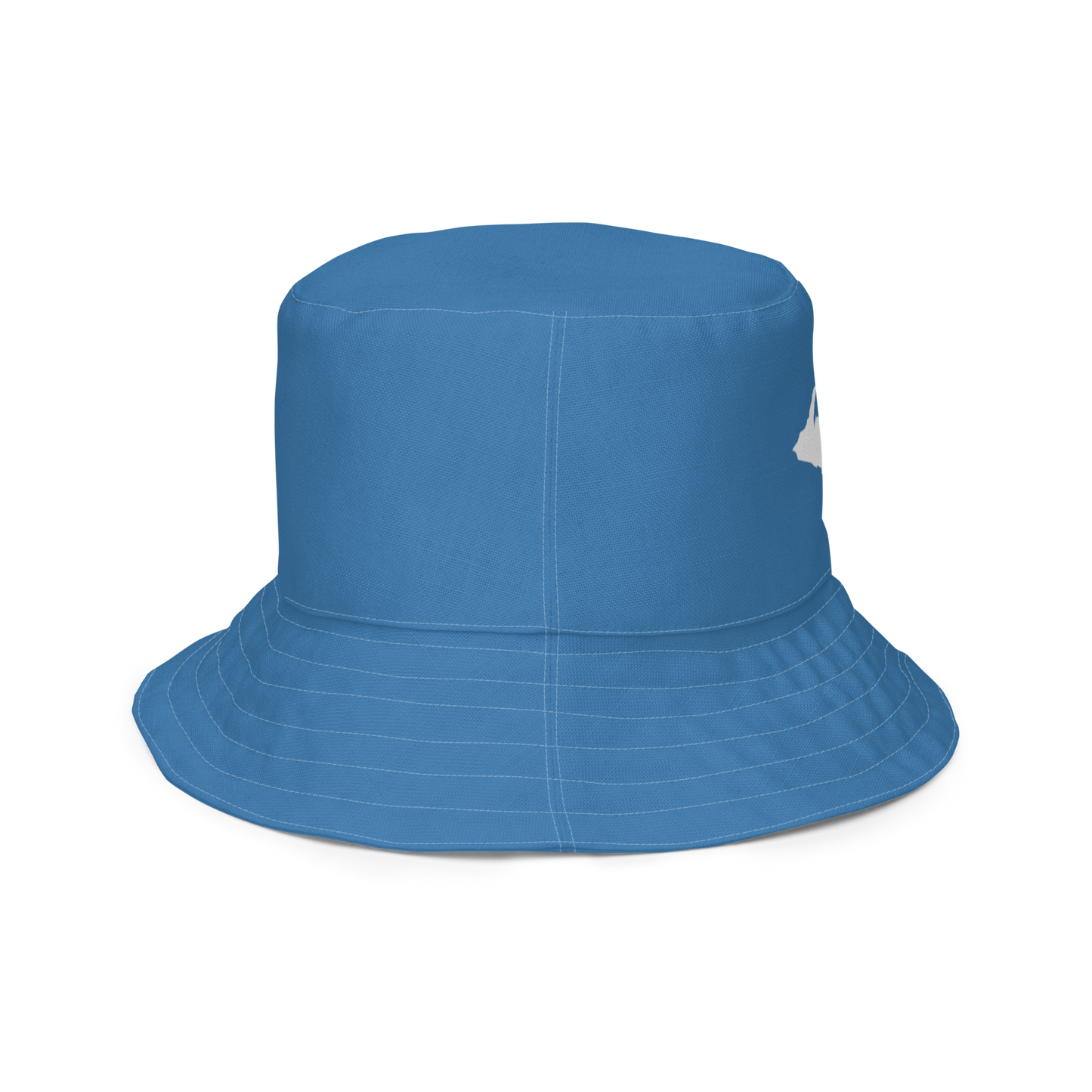 Michigan Upper Peninsula Bucket Hat (w/ UP Outline) | Reversible - Lake Superior Blue