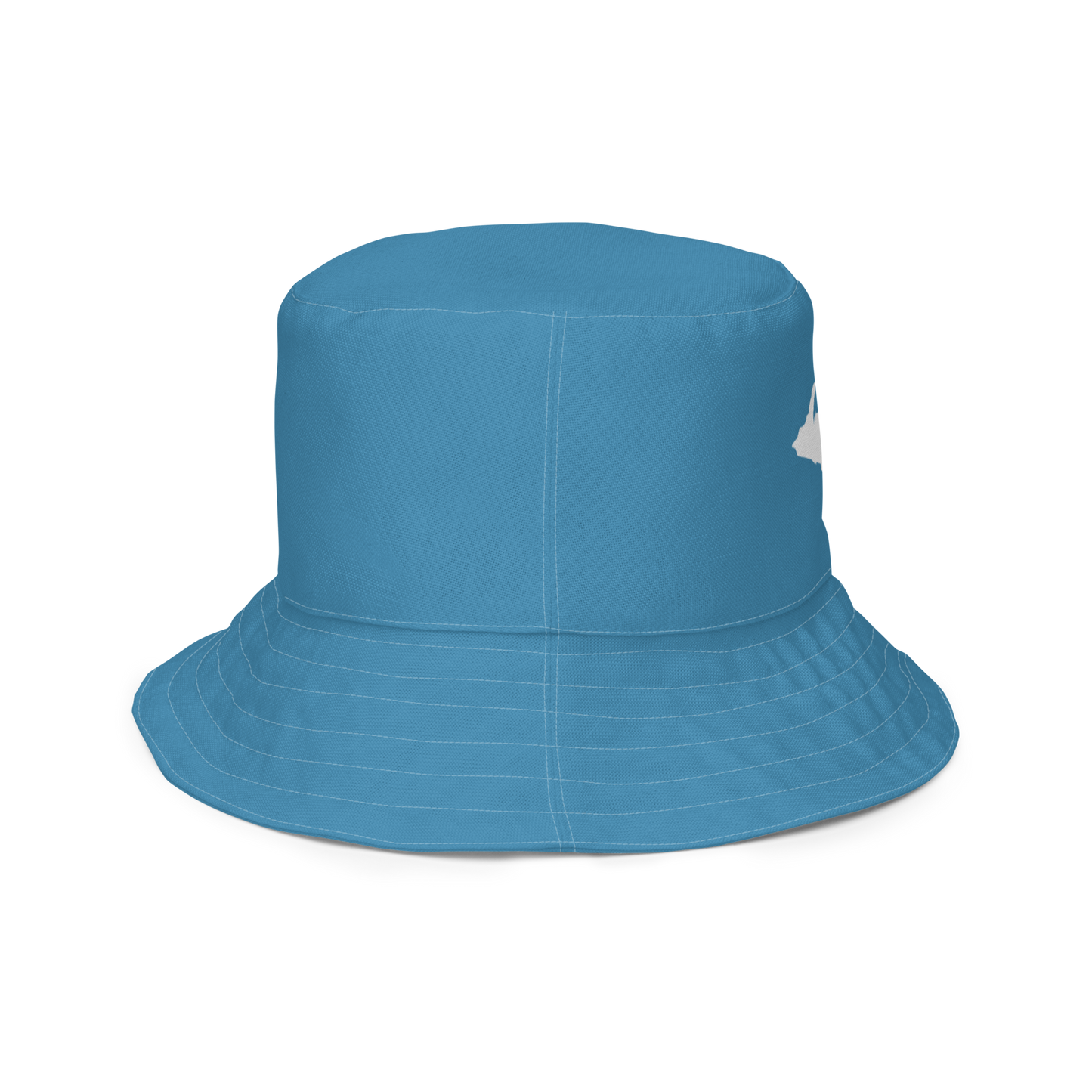 Michigan Upper Peninsula Bucket Hat (w/ UP Outline) | Reversible - Lake Michigan Blue