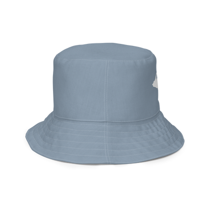 Michigan Upper Peninsula Bucket Hat (w/ UP Outline) | Reversible - B--24 Liberator Grey