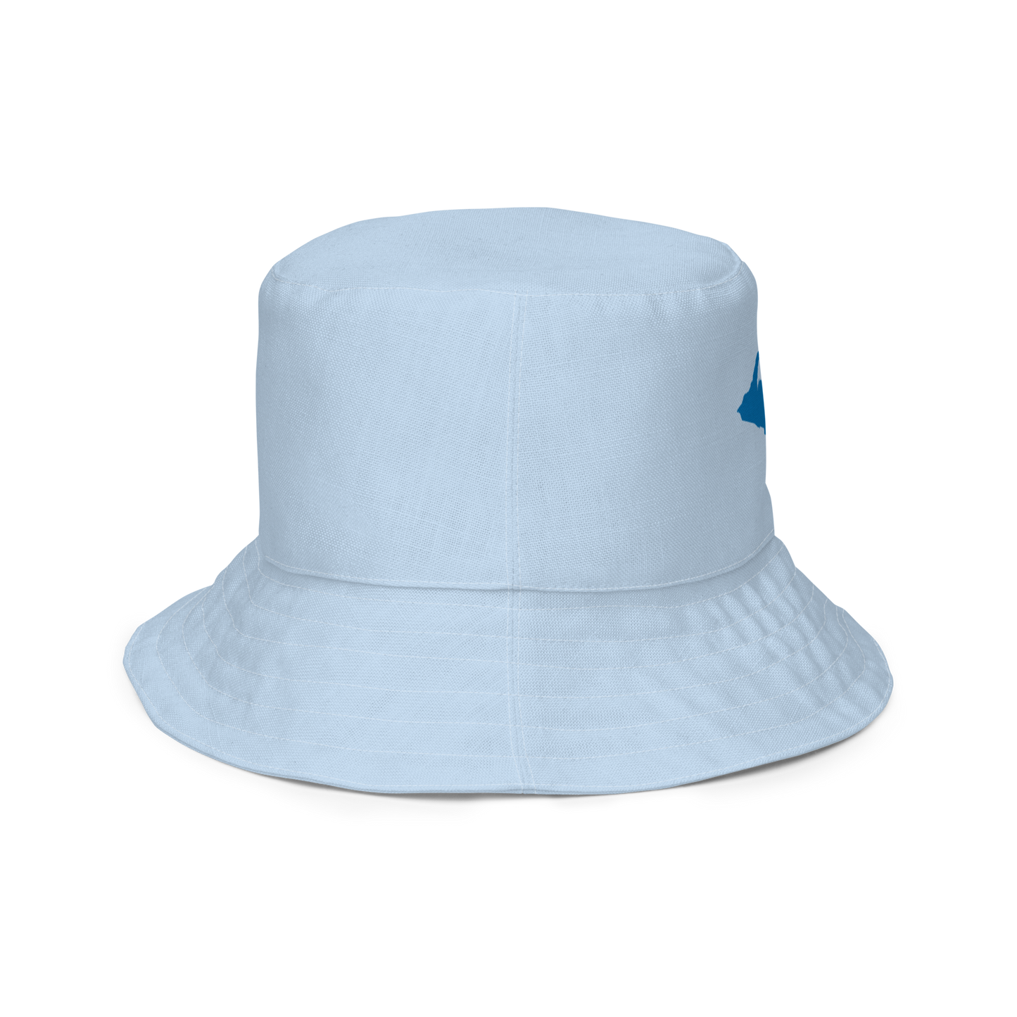 Michigan Upper Peninsula Bucket Hat (w/ Azure UP Outline) | Reversible - Light Blue