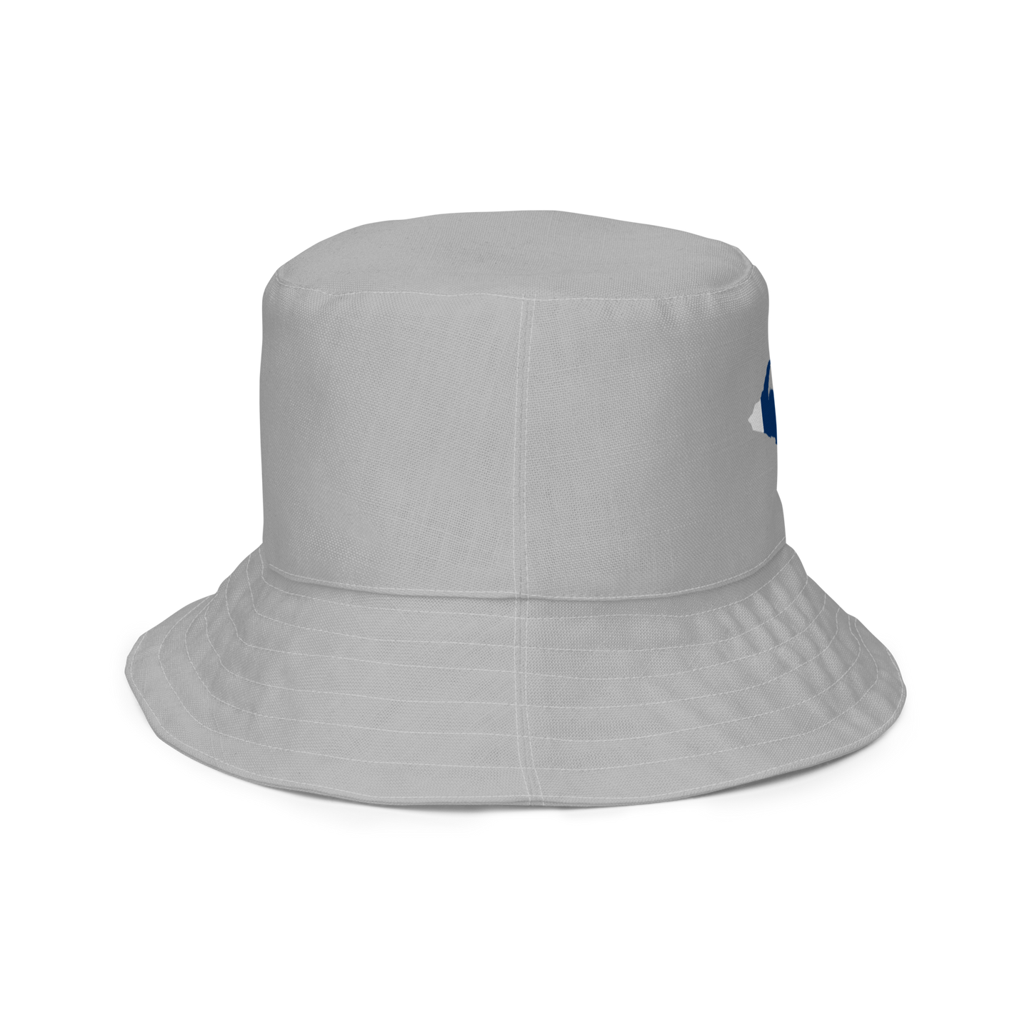 Michigan Upper Peninsula Bucket Hat (w/ UP Finland Flag) | Reversible - Silver