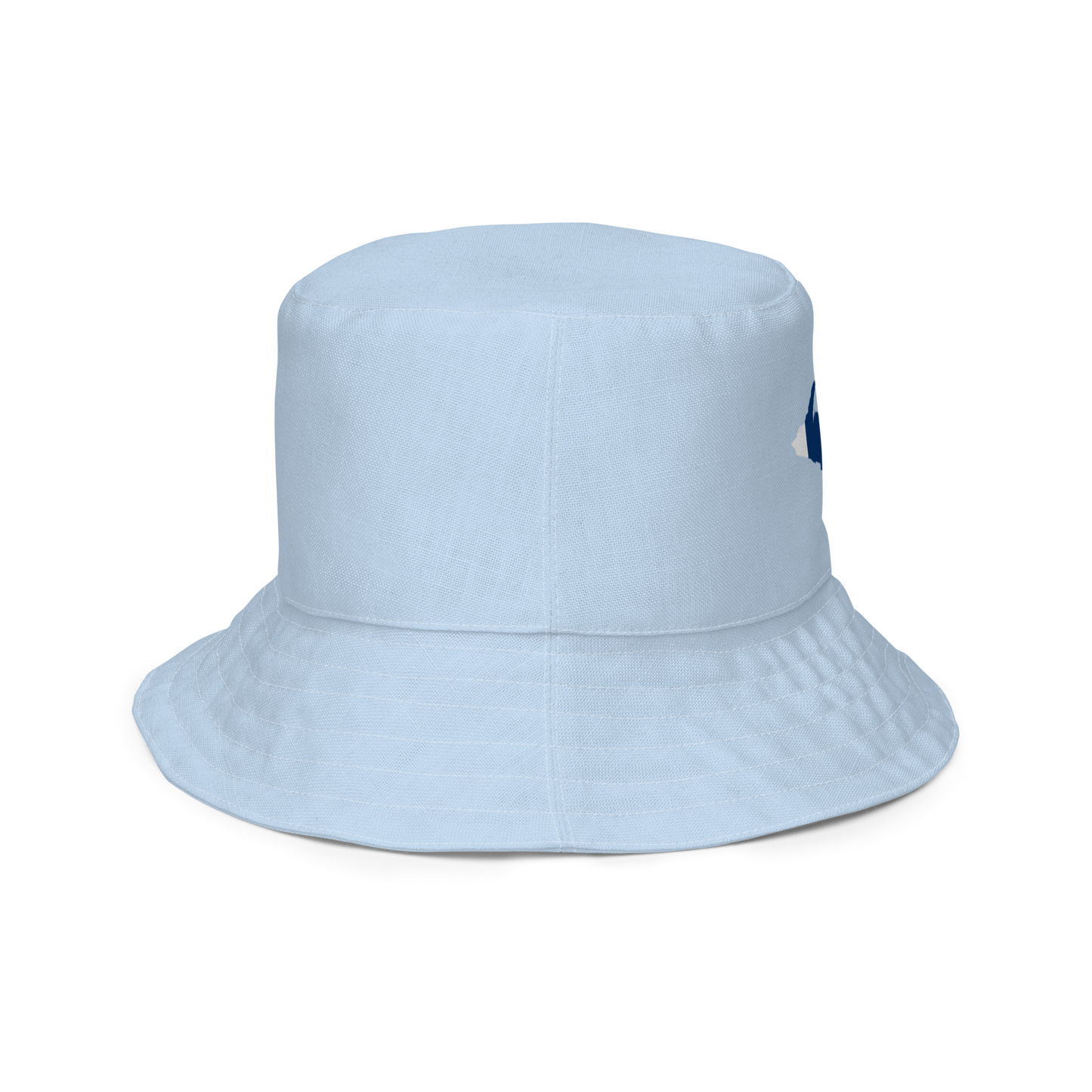 Michigan Upper Peninsula Bucket Hat (w/ UP Finland Flag) | Reversible - Light Blue