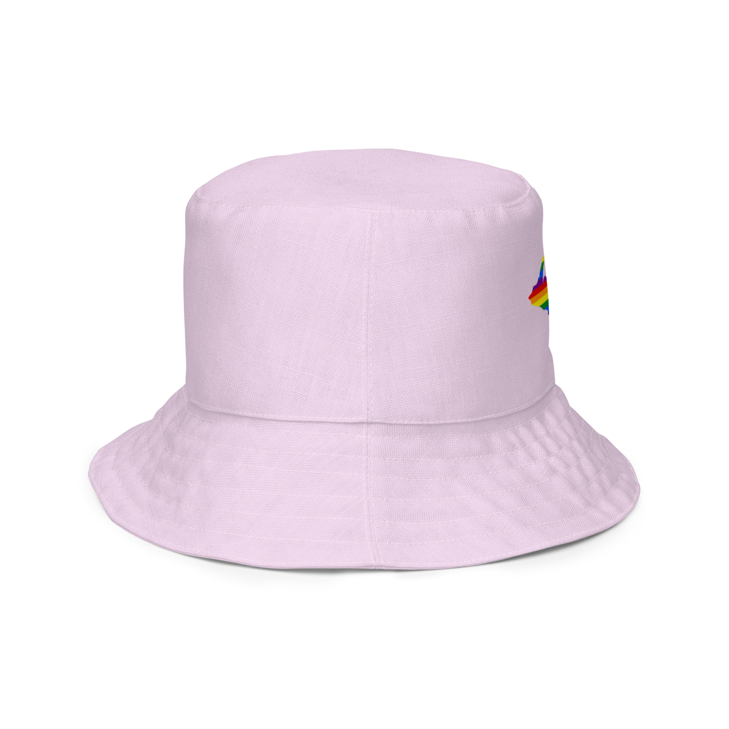 Michigan Upper Peninsula Bucket Hat (w/ UP Pride Flag) | Reversible - Pale Lavender