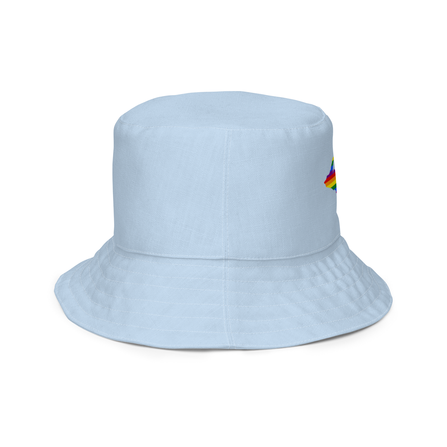 Michigan Upper Peninsula Bucket Hat (w/ UP Pride Flag) | Reversible - Light Blue