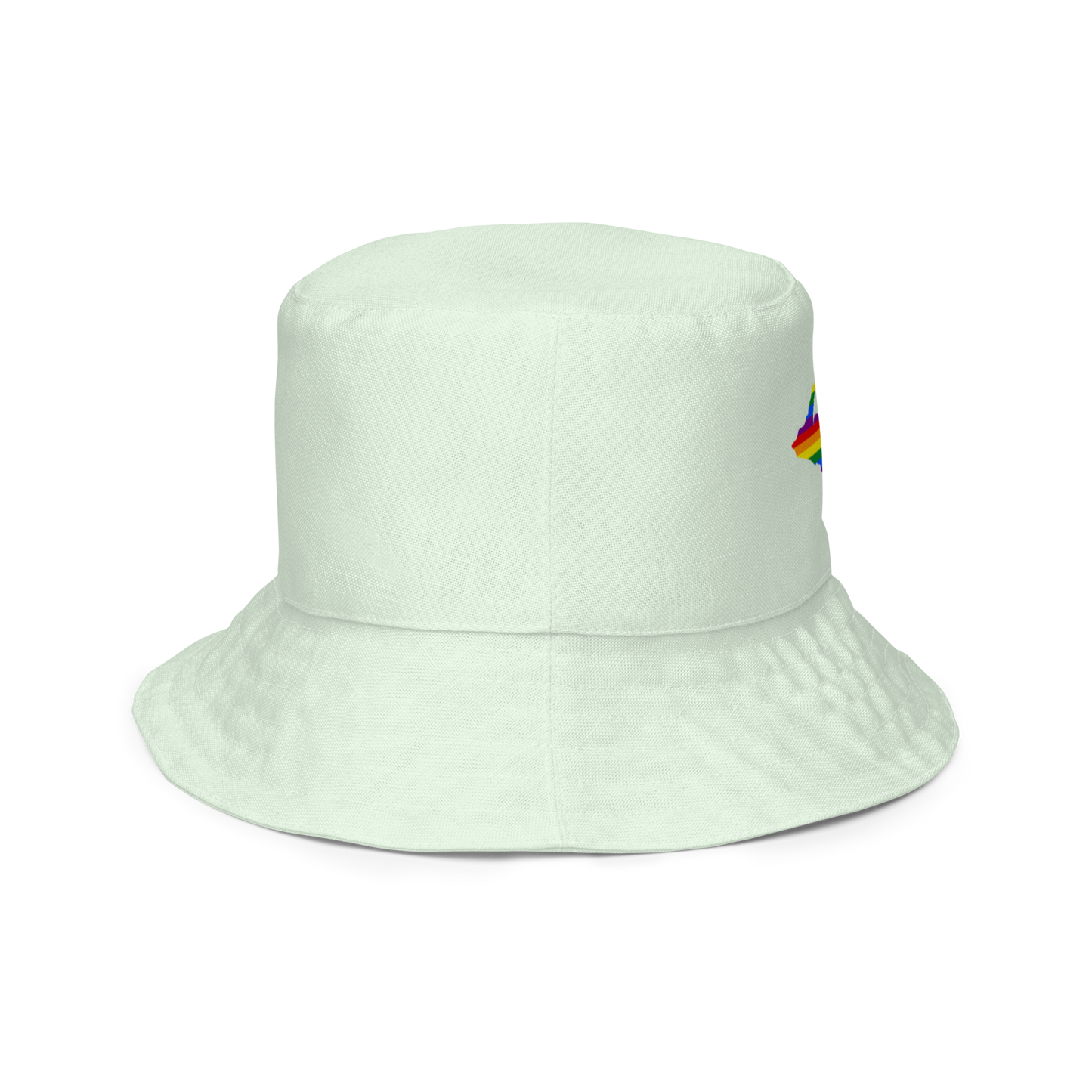 Michigan Upper Peninsula Bucket Hat (w/ UP Pride Flag) | Reversible - Dew Green