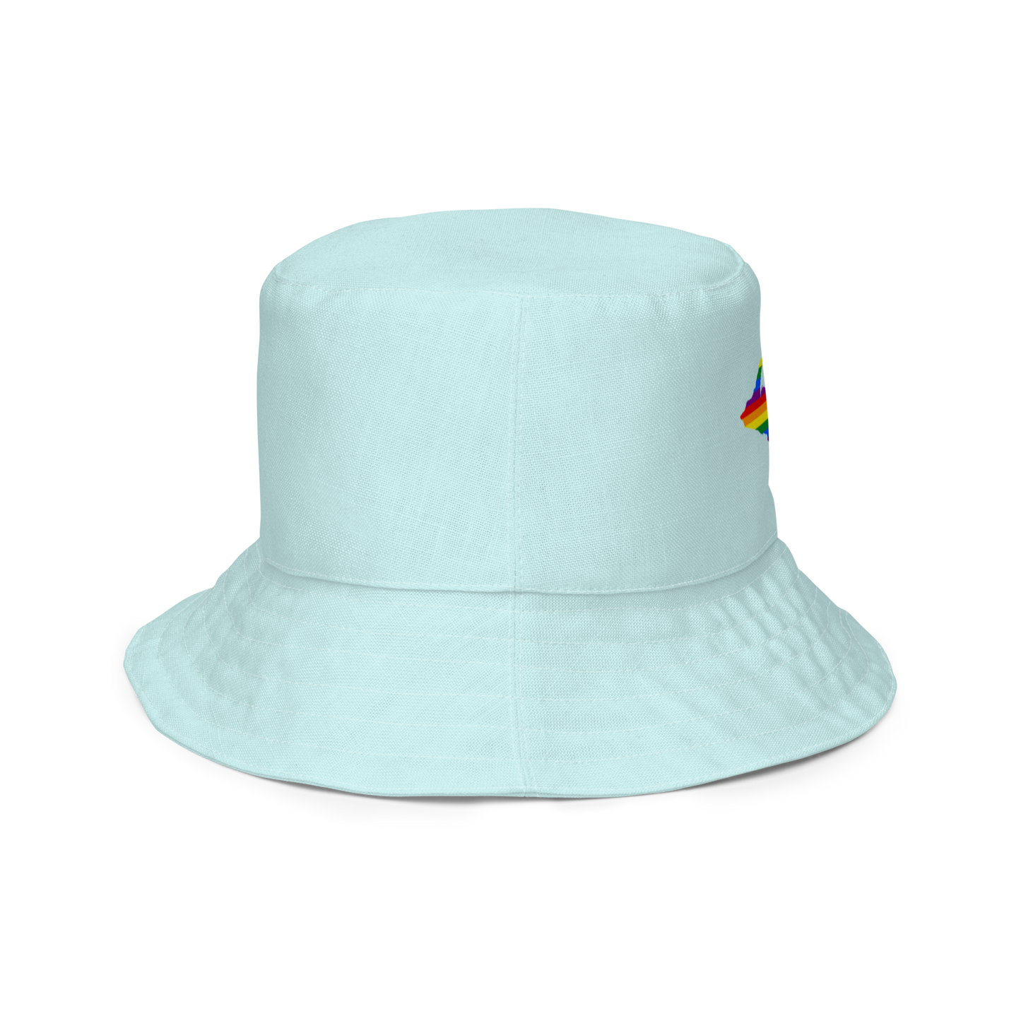 Michigan Upper Peninsula Bucket Hat (w/ UP Pride Flag) | Reversible - Cyan