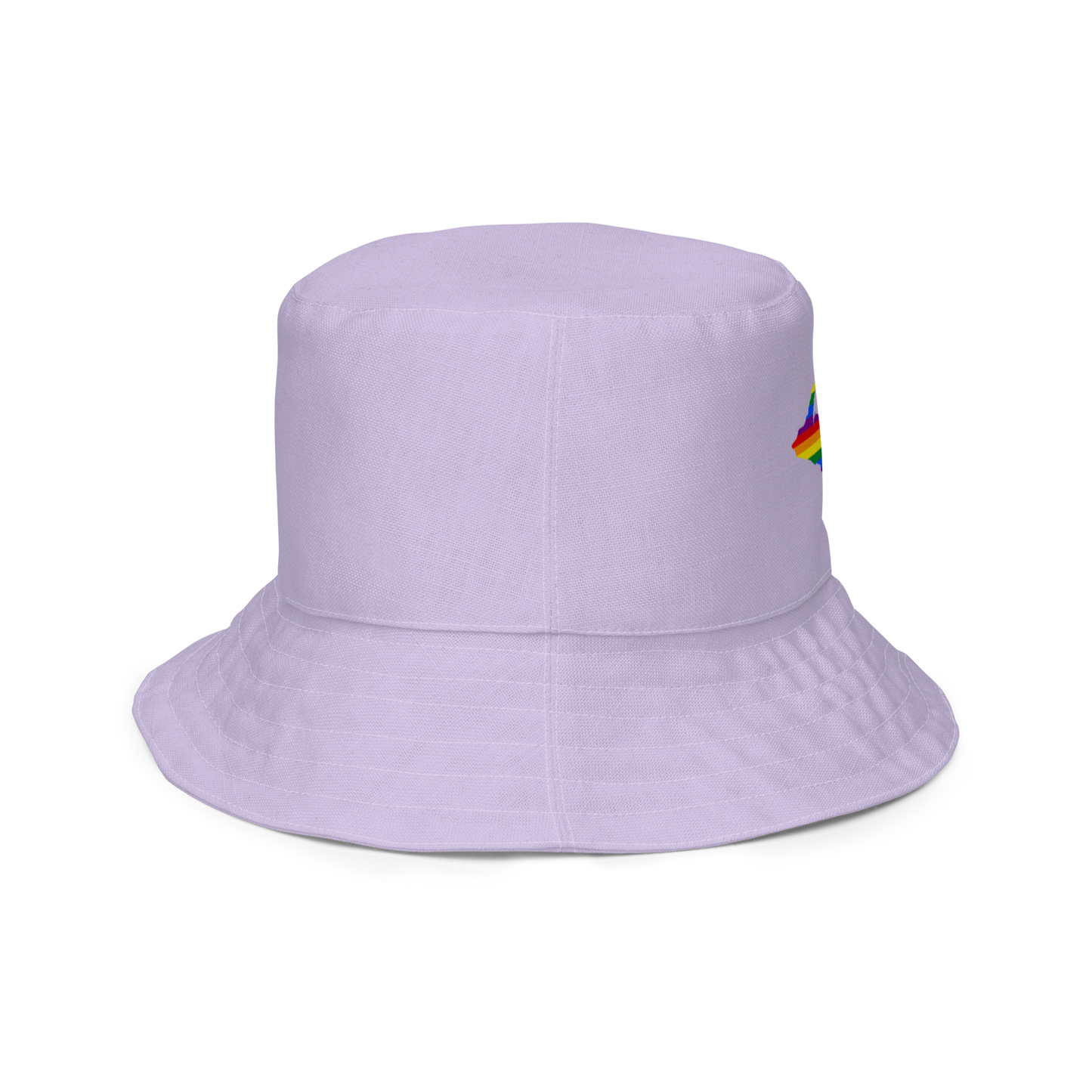 Michigan Upper Peninsula Bucket Hat (w/ UP Pride Flag) | Reversible - Lavender