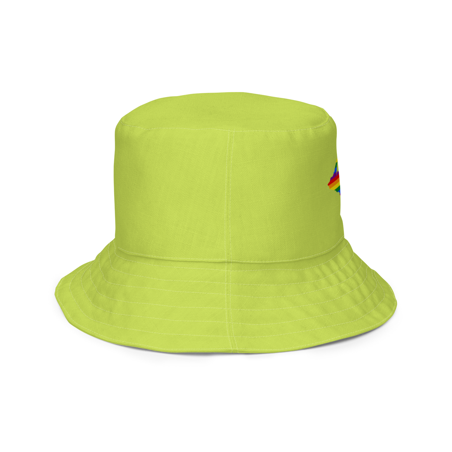 Michigan Upper Peninsula Bucket Hat (w/ UP Pride Flag) | Reversible - Gooseberry Green