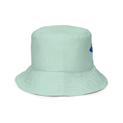 Michigan Upper Peninsula Bucket Hat (w/ UP Quebec Flag) | Reversible - Sea Green