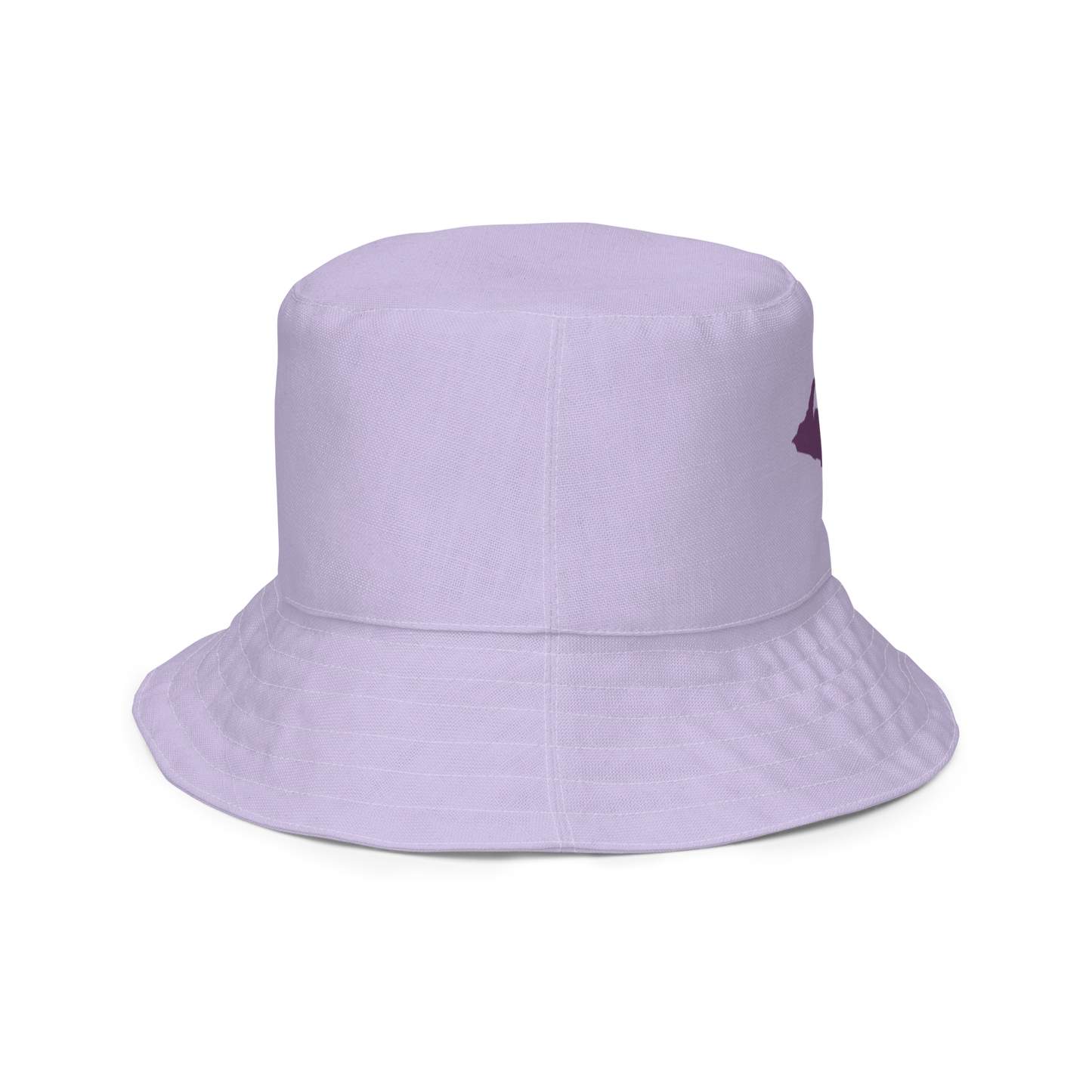 Michigan Upper Peninsula Bucket Hat (w/ Plum UP Outline) | Reversible - Lavender