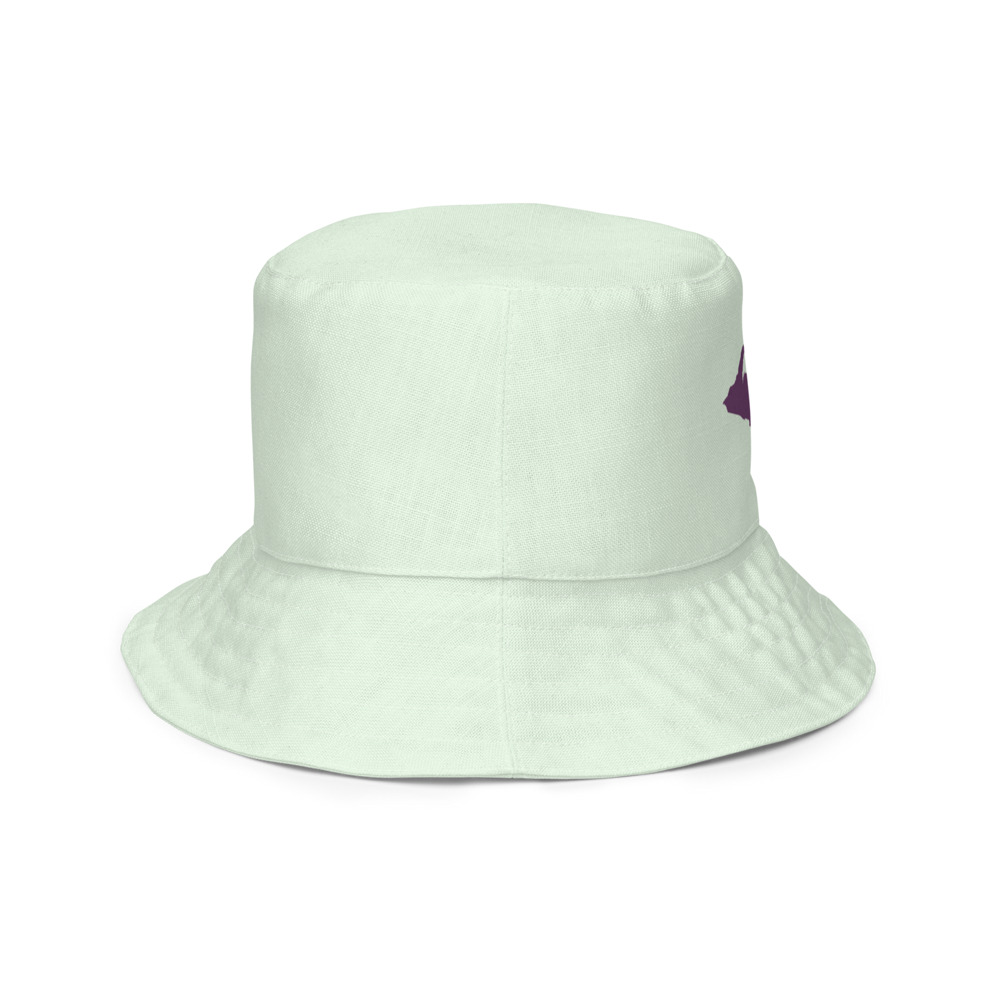 Michigan Upper Peninsula Bucket Hat (w/ Plum UP Outline) | Reversible - Dew Green