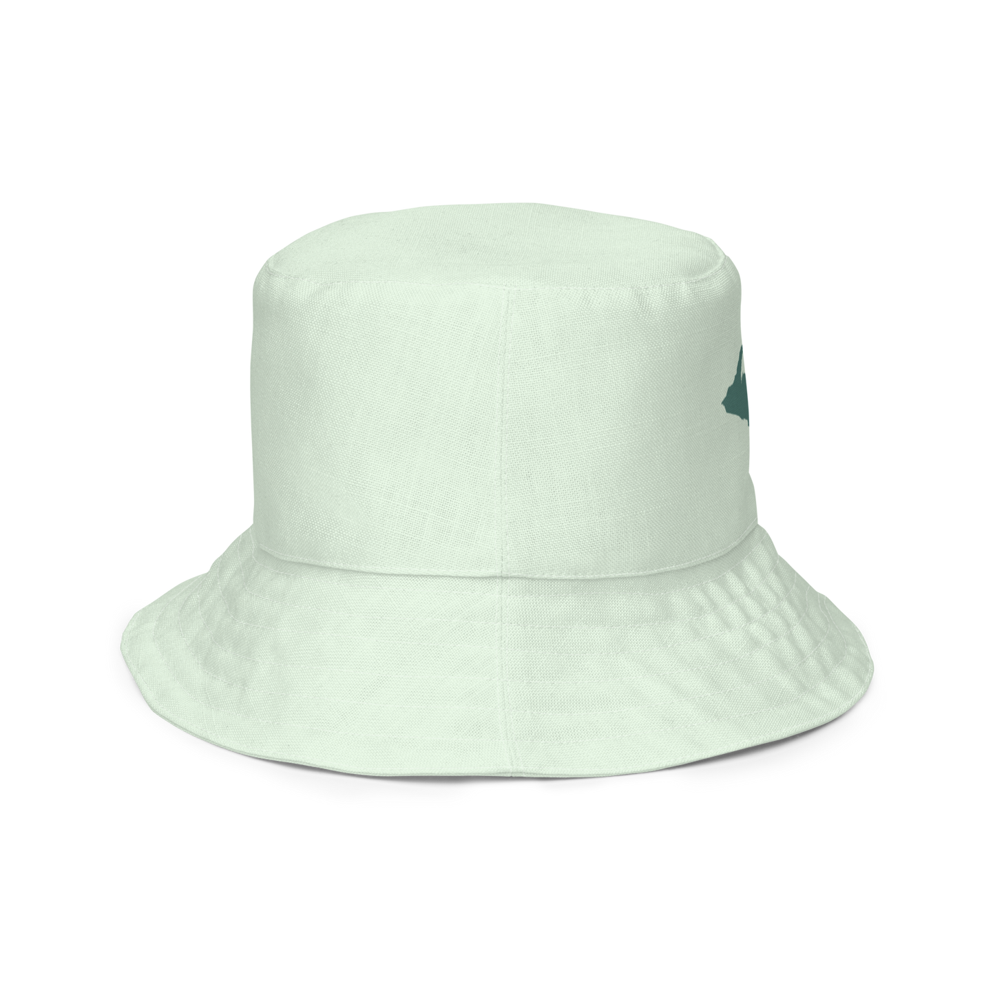 Michigan Upper Peninsula Bucket Hat (w/ Copper Green UP Outline) | Reversible - Dew Green