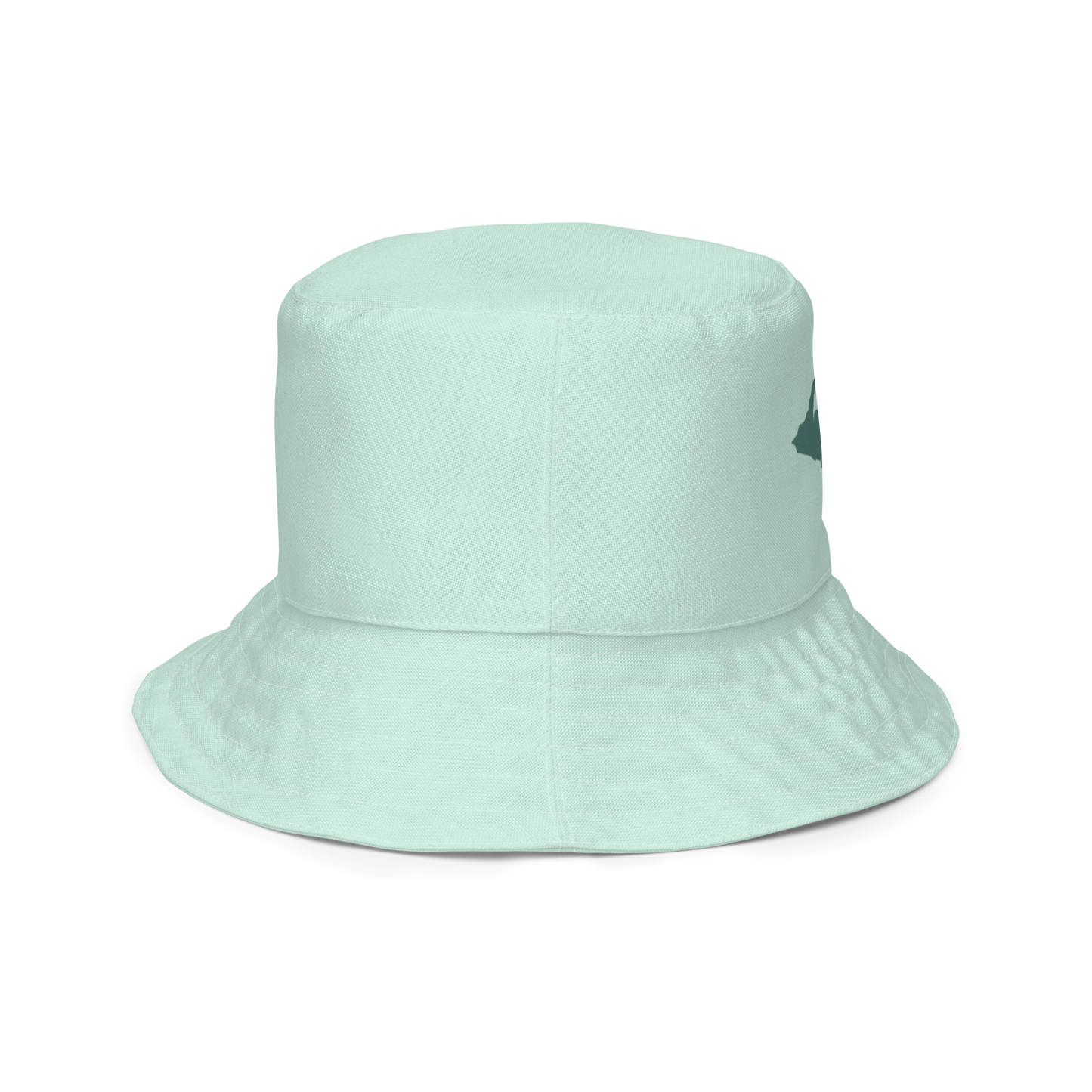 Michigan Upper Peninsula Bucket Hat (w/ Copper Green UP Outline) | Reversible - Sea Green