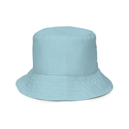 Detroit Bucket Hat (w/ Army Green 'Old French D' | Reversible - '58 Caddie Blue