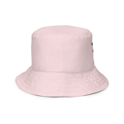 Detroit 'Old English D' Bucket Hat | Reversible - Pale Pink/Canvas Color