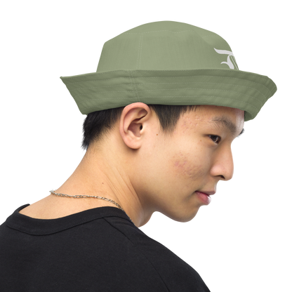 Detroit 'Old English D' Bucket Hat | Reversible - Beachgrass Green