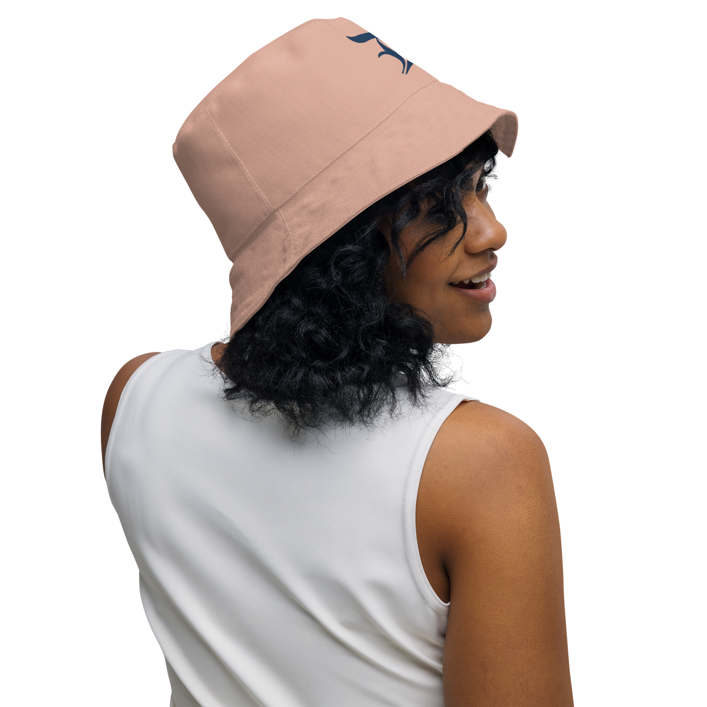 Detroit 'Old English D' Bucket Hat | Reversible - Pale Copper