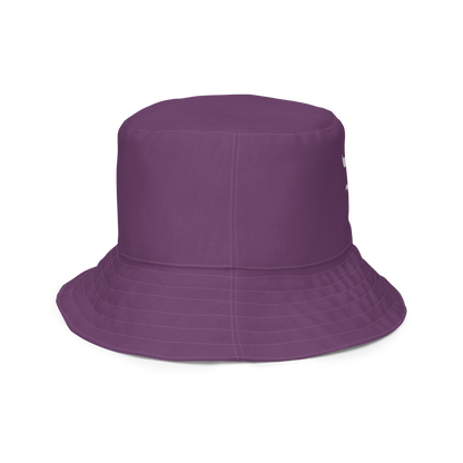 Detroit 'Old English D' Bucket Hat | Reversible - Plum