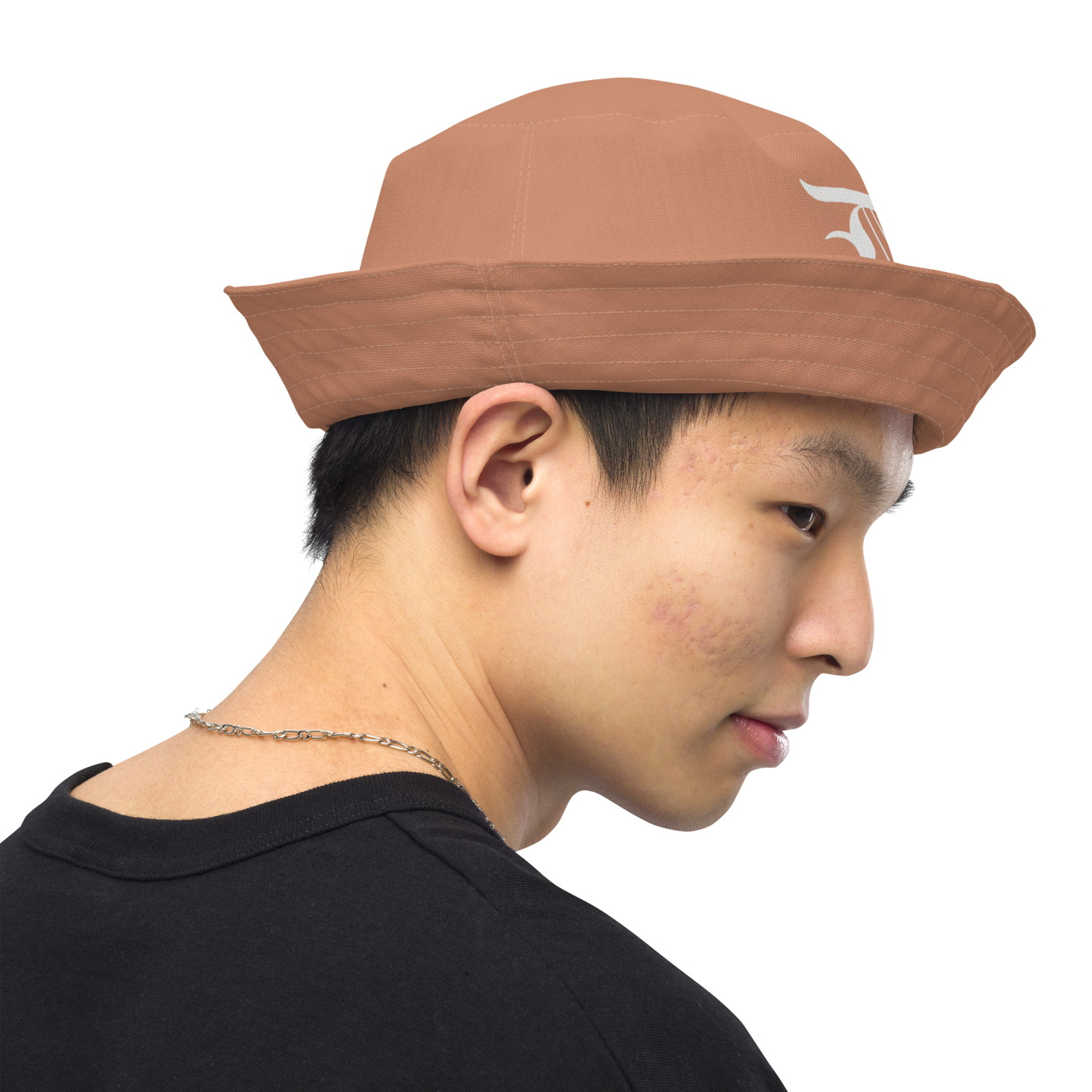 Detroit 'Old English D' Bucket Hat | Reversible - Copper Color