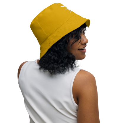 Detroit 'Old English D' Bucket Hat | Reversible - Gold