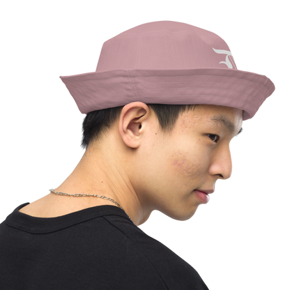 Detroit 'Old English D' Bucket Hat | Reversible - Cherry Blossom Pink