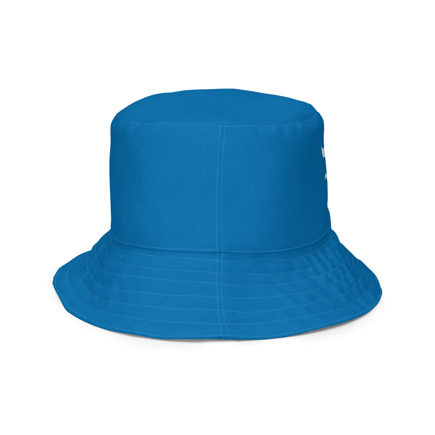 Detroit 'Old English D' Bucket Hat | Reversible - Azure/Canvas Color