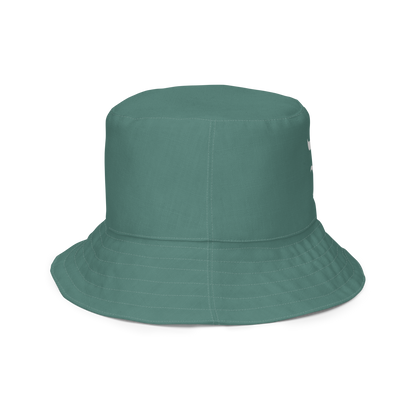 Detroit 'Old English D' Bucket Hat | Reversible - Copper Green/Canvas Color