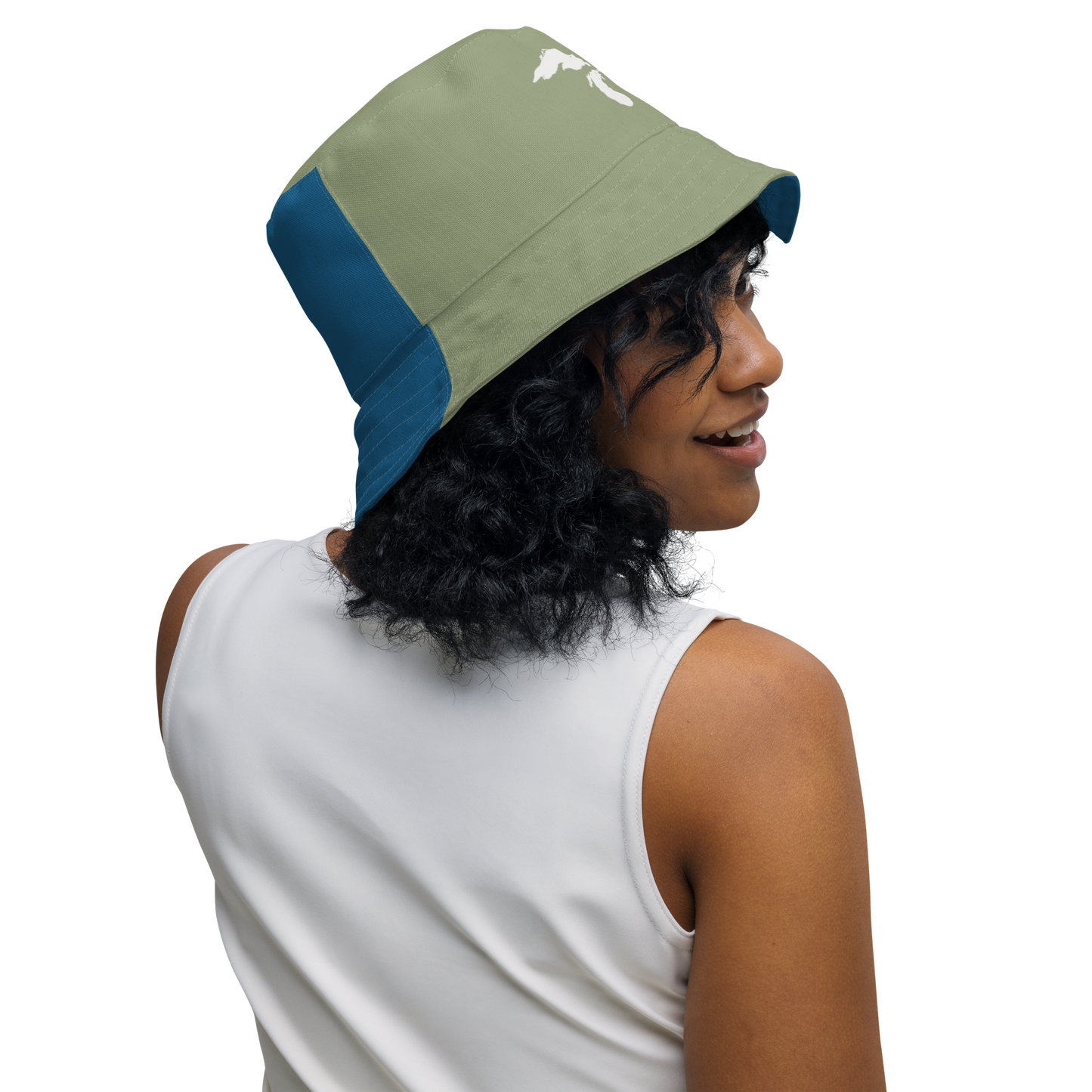 Great Lakes Reversible Bucket Hat | Beachgrass Green