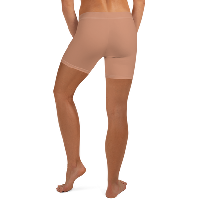 Michigan Upper Peninsula Tight Shorts (w/ UP Outline) | Copper Color