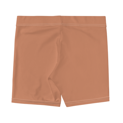 Michigan Upper Peninsula Tight Shorts (w/ UP Outline) | Copper Color