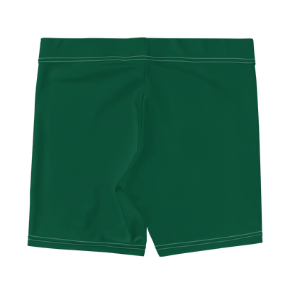 Michigan Upper Peninsula Tight Shorts (w/ UP Outline) | Superior Green