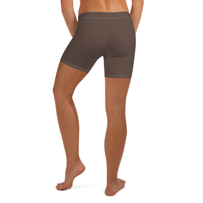 Michigan Upper Peninsula Tight Shorts (w/ UP Outline) | Hickory Color