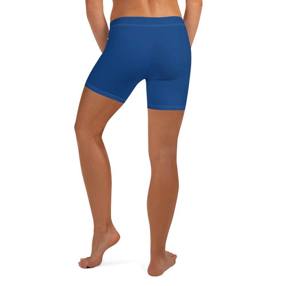 Michigan Upper Peninsula Tight Shorts (w/ UP Outline) | Dearborn Blue