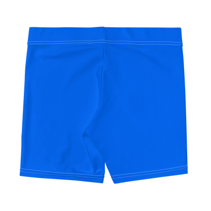 Michigan Upper Peninsula Tight Shorts (w/ UP Outline) | Motor Town Blue