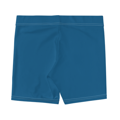 Michigan Upper Peninsula Tight Shorts (w/ UP Outline) | Blueberry